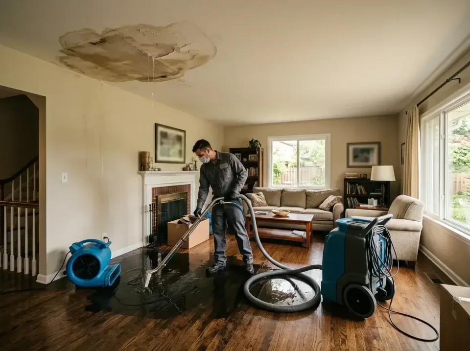 attic-pipe-burst-ceiling-drip-008 — frequently asked questions, Water Damage Restoration & Carpet Care in Mineral Wells, TX